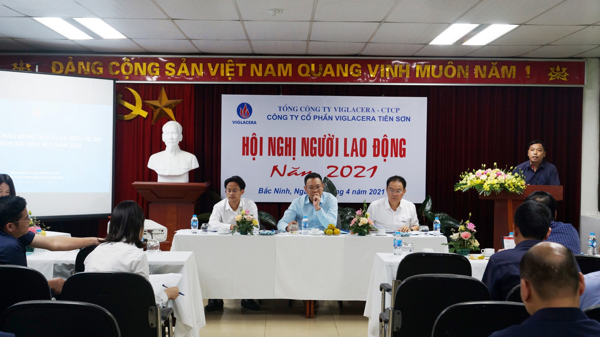 Công ty Cổ phần Viglacera Tiên Sơn tổ chức Hội nghị người lao động năm 2021